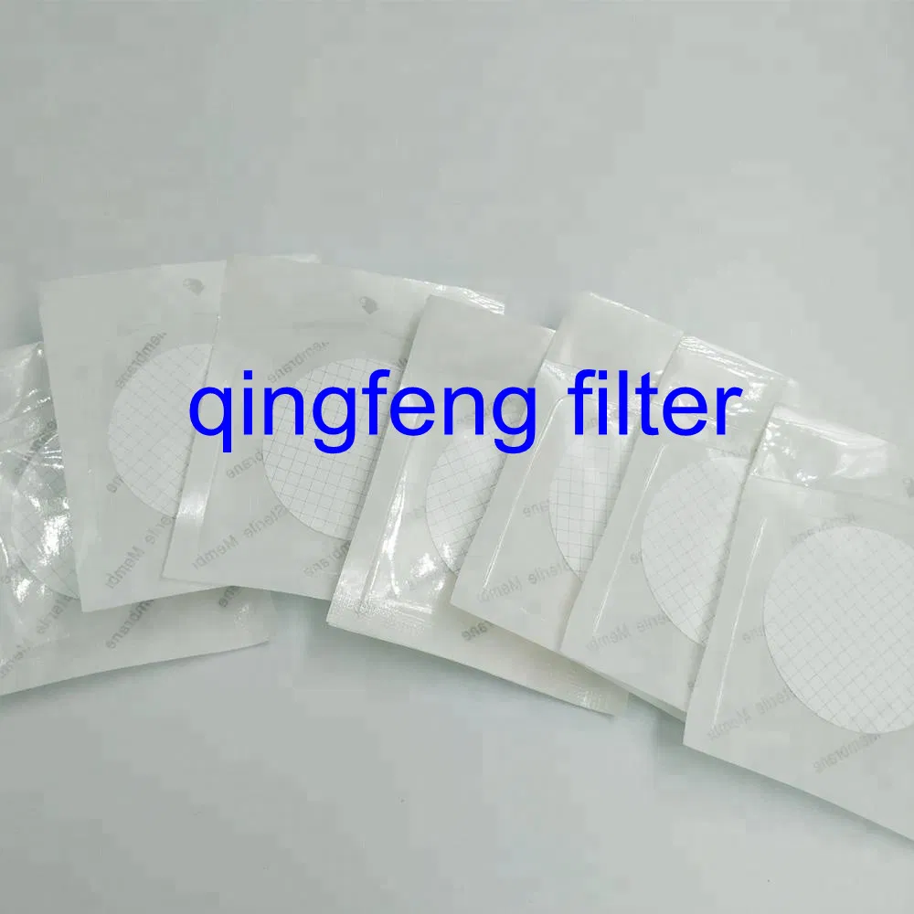 Disc Cellulose Nitrate (CN) Ca Mce Filter Membrane with Grid for Lab Filtration