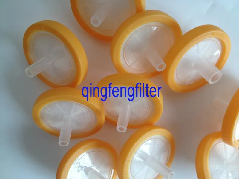 PVDF/PTFE/Pes/Nylon/PP Disposable Syringe Filter with Luer-Lock for Lab Filtration
