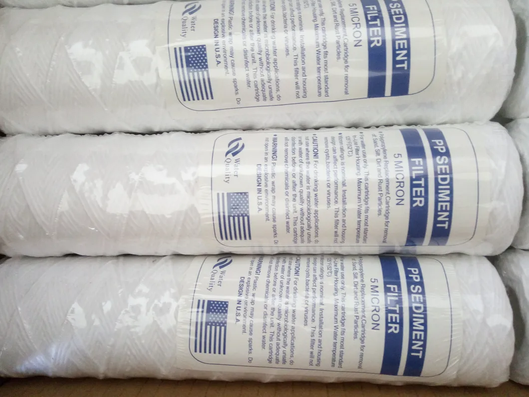 PP String Wound Filter Cartridg for Water Filtration