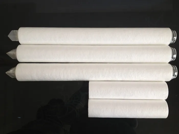 High Flux 10&prime;&prime; 20&prime;&prime; 30 Inches PTFE Filter Cartridges with 0.2um 0.45 Micron for Water Treatment