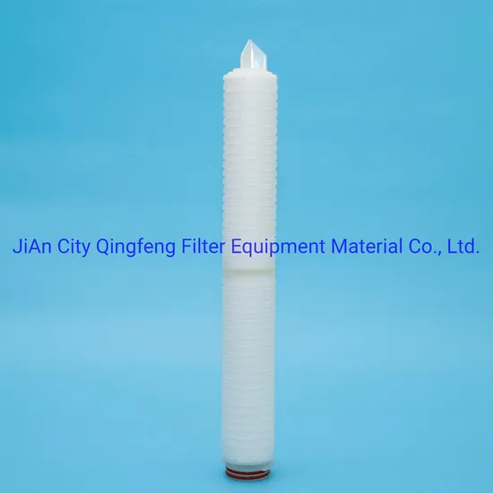 20 Inch Pes Pleated Folded Filter Cartridge Absolutely Food Grade for 0.01micron Biological Pharmaceutical