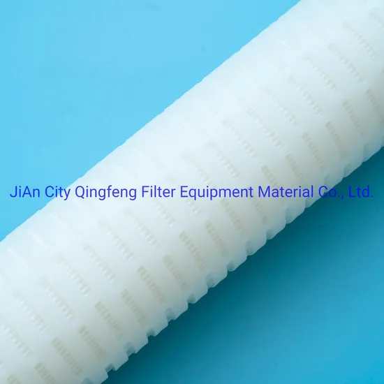 0.65 Micron Pes Pleated Liquid Filter Cartridge for Water Treatment