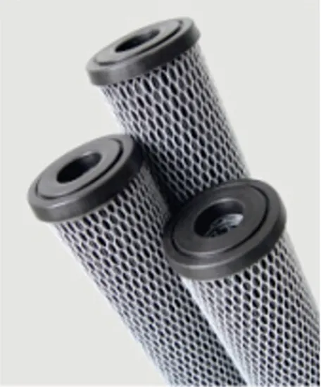 20′′ 5.0 Miron Activated Carbon Filter Cartridges for Decolorization Filtration of Organic Solvent