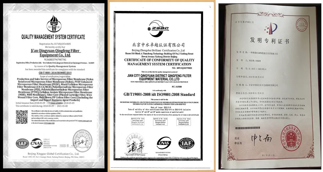 High Flux Hydrophobic PVDF Filter Membrane with Supported Layer for Air Filtration