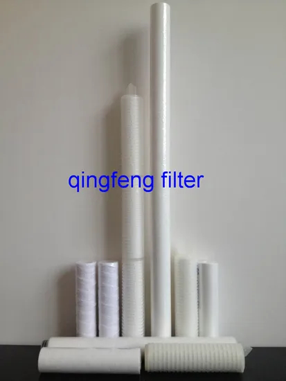 10 Inch Nylon/Pes/PTFE/PP/PVDF Pleated Filter Cartridge with 0.1/0.22 Micron Membrane