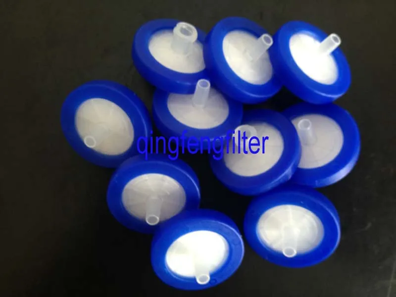 PVDF/PTFE/Pes/Nylon/PP Disposable Syringe Filter with Luer-Lock for Lab Filtration