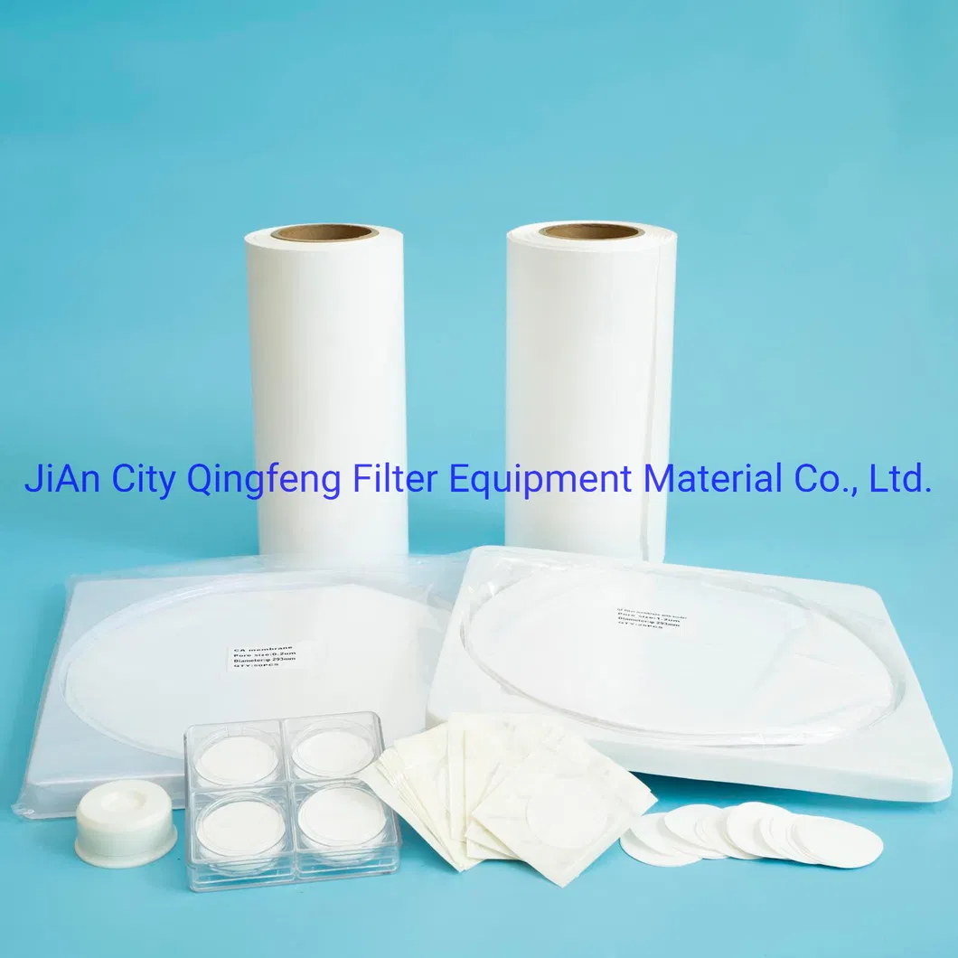Pes PTFE Nylon PVDF Mce Microfiltration 0.22 Micron Membrane Filter for Lab Use