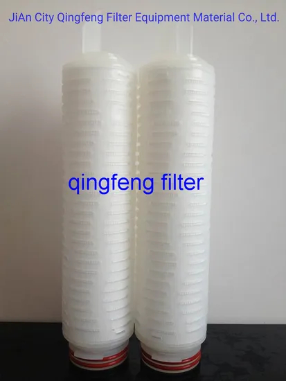 0.2 0.22 0.45 1 5 10 Um PP /Nylon/Pes/PVDF/PTFE Membrane Pleated Cartridge Filter for Pharmaceutical Water Treatment Beverage Filtration