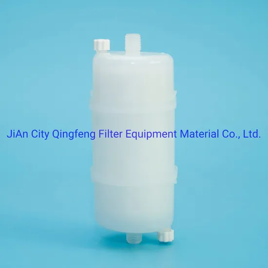Glass Fiber/PP/PTFE/Pes/PVDF 5′′ Disposable Capsule Filter for Water Purifiler Filter with Hose Barbs