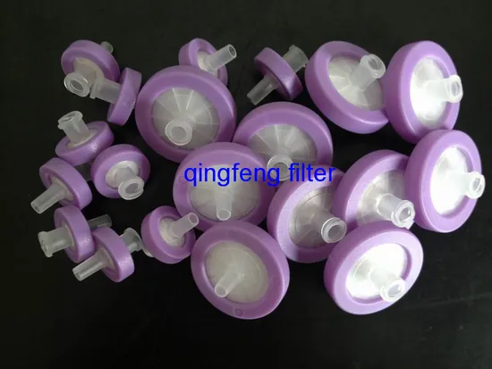 25mm PTFE Syringe Filter 0.22um for Lab Filtration