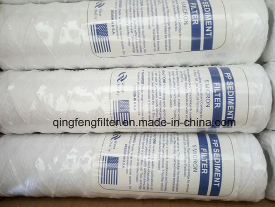 Manufacturer 10′′ PP String Wound Filter Cartridge for Water Treatment
