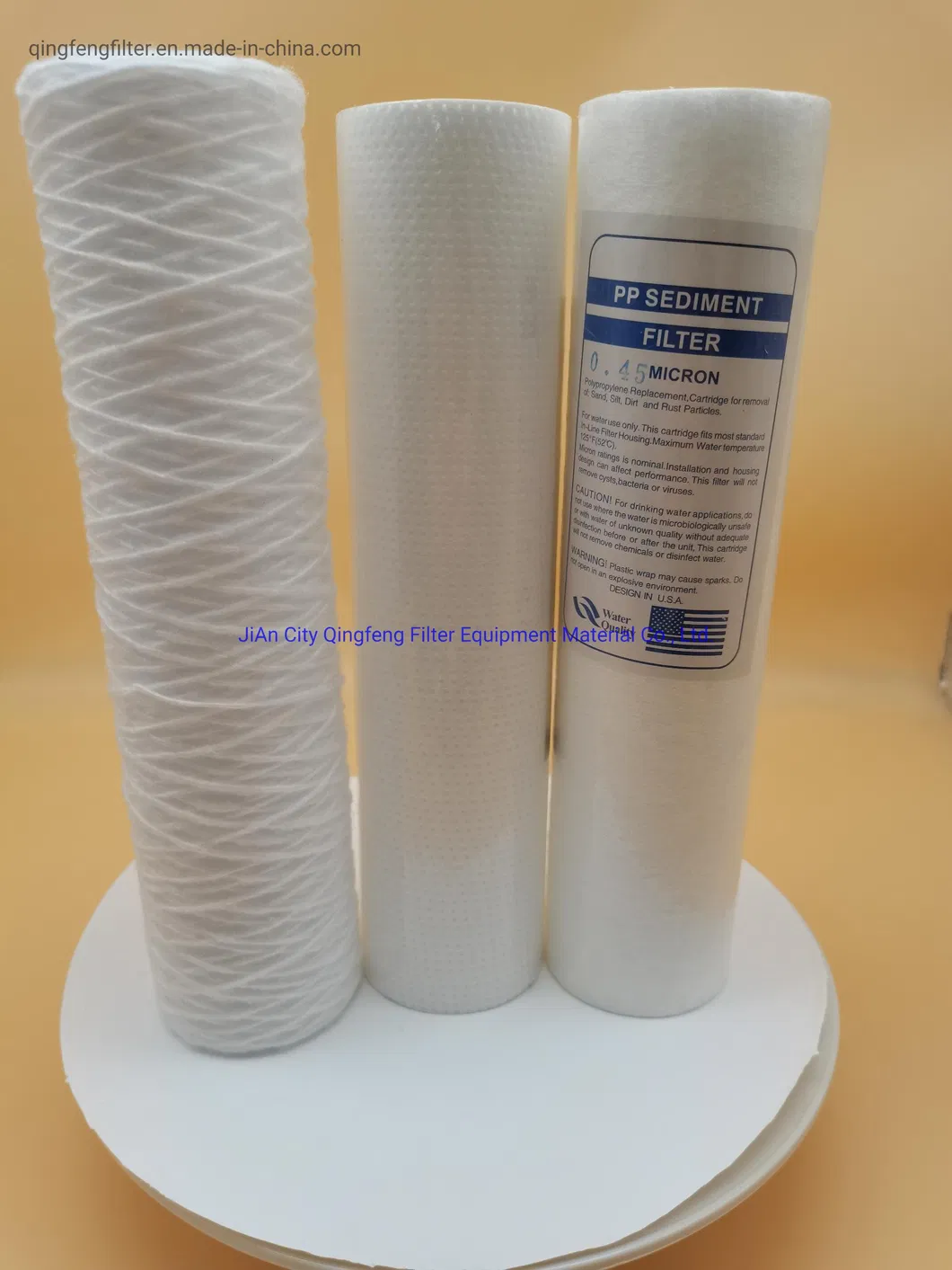 PP String Wound Filter Water Filter Cartridge for RO System