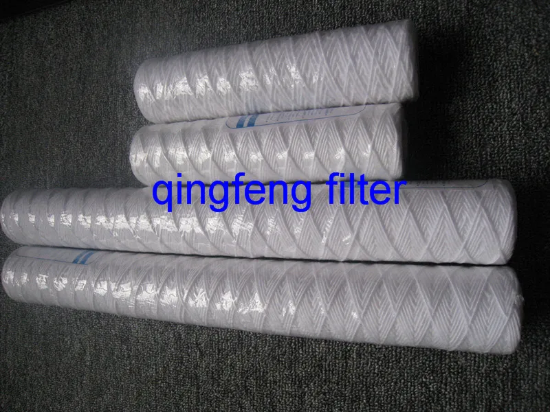 String Wound Water Treatment PP Yarn Pruifier Filter Cartridge