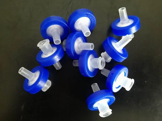 25mm Pes PVDF PTFE Nylon Color Ring Syringe Filter for Lab Use