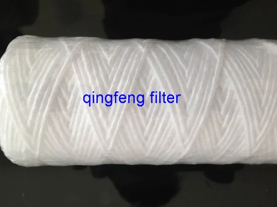 OEM 10′′ 20′′ 30′′ 40′′ String Wound Filter Cartridge for Clarification of Waste Water Treatment