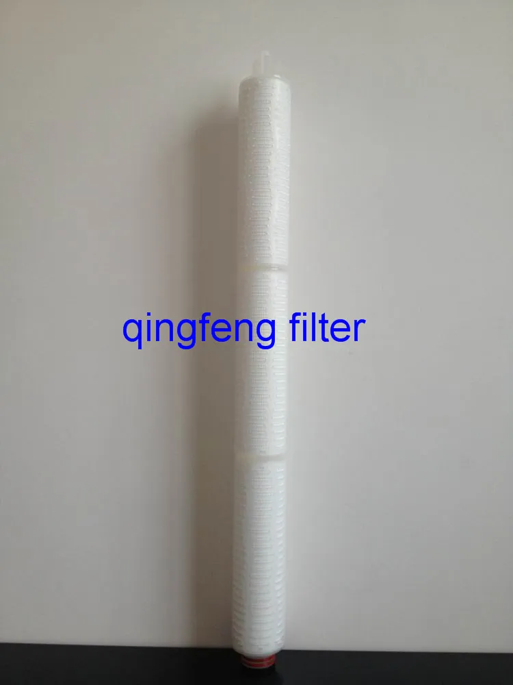 0.22um 0.45um Nylon Pleated Filter Cartridge for Water Purification