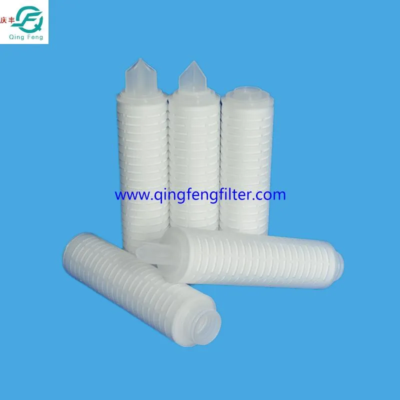 High Quality PP/PVDF/PTFE/Pes/Nylon/Ca Pleated Filter Cartridge for Water Filtration