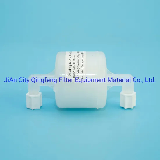 2.5 5.0 Inch Hydrophobic PTFE PP PVDF Pes Capsule Filter Disposable Filter for Lab Use