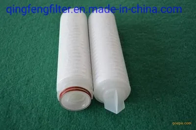 0.45 Micron Nominal PP/Pes/PVDF/PTFE Pleated Filter Cartridge for RO Pre-Filtration Cartridge Filter