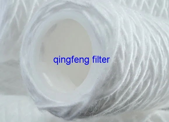 10 Inch 5 Micron PP Sediment String Wound Water Filter Cartridge for RO System