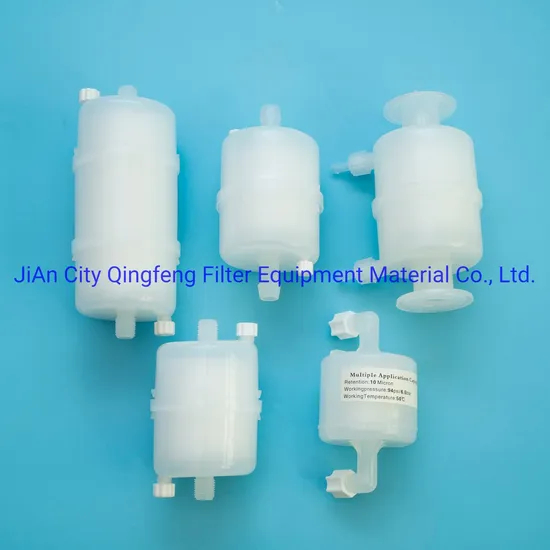 1/0.45 Um PP/Pes PTFE Diameter 60 mm Disposable Capsule Filters Underground Water Filter for Ground Water Monitoring