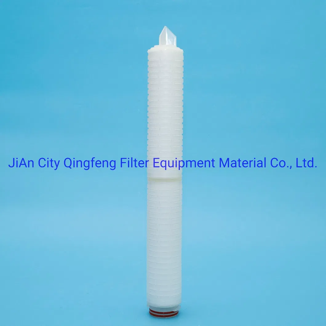0.45 Micron High Asymmetric Pes Membrane Filter Cartridge with Pure Water Filtration Pleated Filter Cartridge