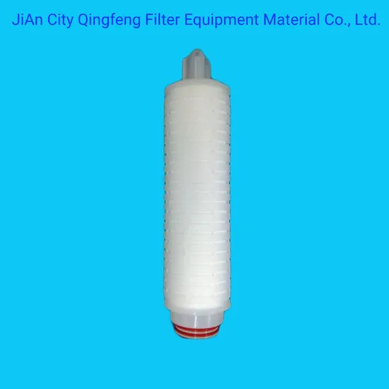 0.1um Pleated Nylon/Pes/PP/PVDF/PTFE Membrane Filter Cartridge for Food and Beverage