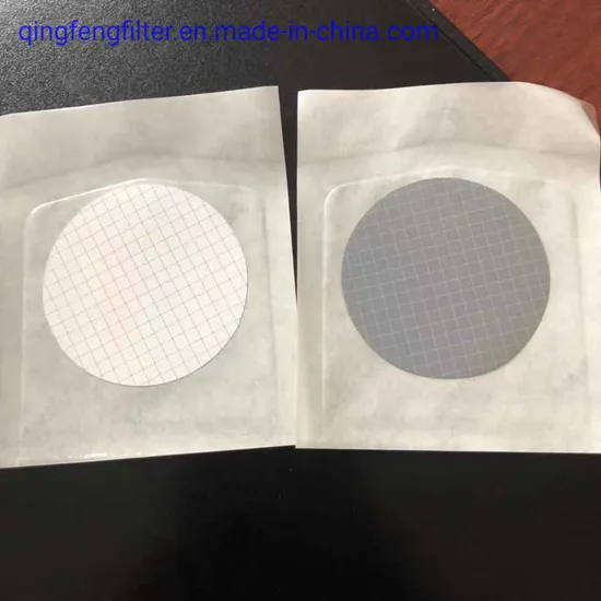47mm 0.22um Grided Sterilized Membrane Ca/Cn/Mce/Pes Membrane Balck with White Grid