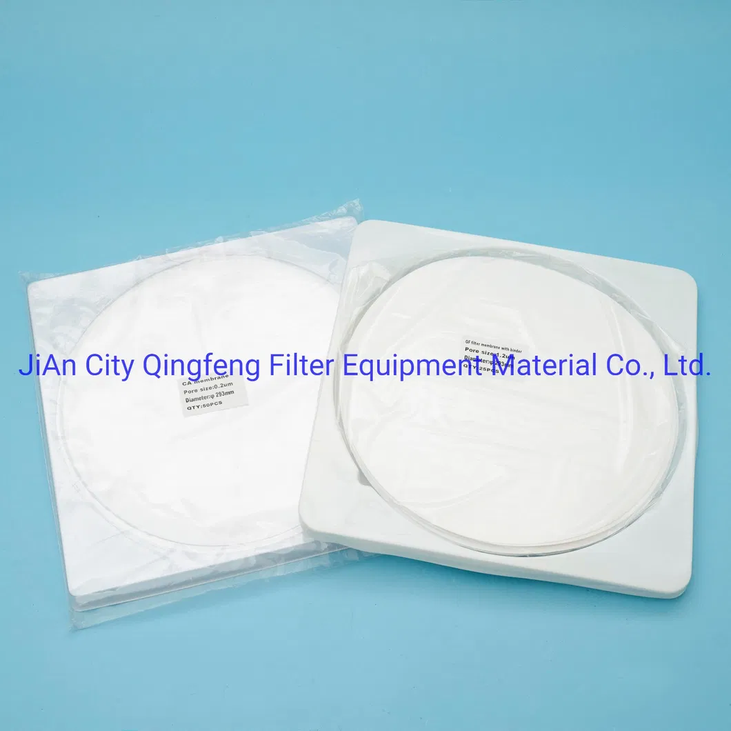 Sterilized Hydrophobic PTFE PVDF Flat Sheet Membrane Disc Membrane Filter for Lab Test