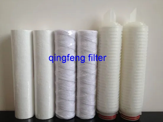 Filter High Efficiency 0.2 Micro Hydrophobic PTFE Membrane Filter Cartridge for Compress Air Purification and Sterilization