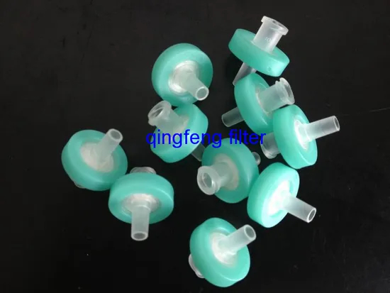 0.22 ~0.65 Micron 13mm Hydrophobic PTFE Syringe Filter for HPLC