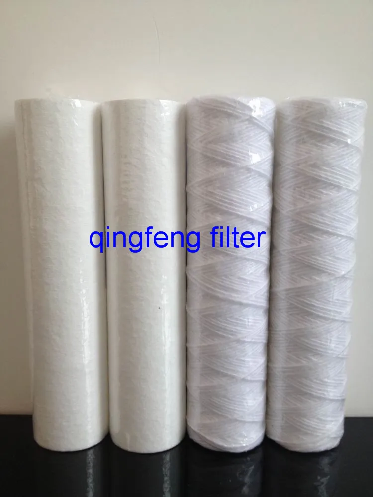 10 20 30 40 Inch 5 Micron PP String Wound PP Yarn Water Filter Cartridge for Water Treatment