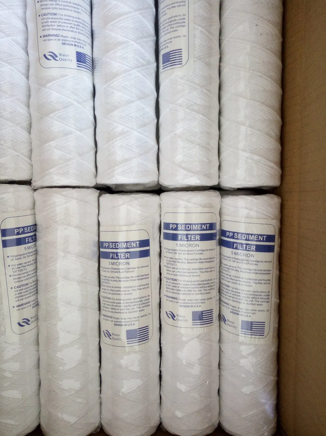 (Polypropylene) PP String Wound Filter Cartridge for Water Treatment