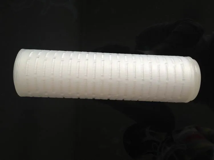 0.2 Micron PTFE 10&prime;&prime; Pleated Filte Cartridge for Pharmaceuticals and Chemicals