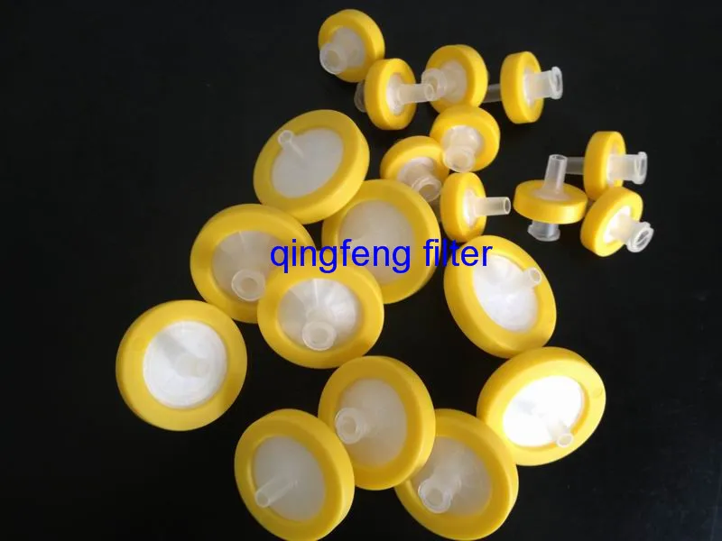 Factory Price Syringe Filter with Ca/Mce/Nylon/Pes/PTFE/PVDF Membrane for Lab Use