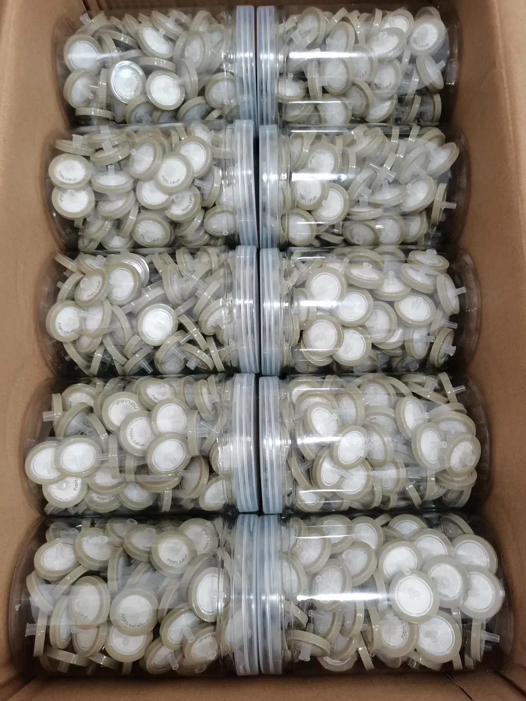 PVDF Membrane Syringe Filter for Lab Use Disposable
