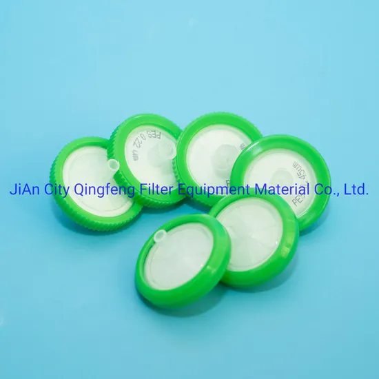0.22um 13mm 25mm Syringe Filter Sterile PTFE Pes PVDF Disposable Nylon Medical Level Polypropylene Syringe Filter