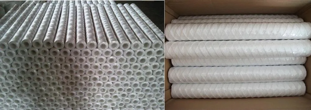1 Micro PP String Wound Filter Cartridge Water /PP Sediment Filter/PP Pleated Filter/PP Melt Blown as Water Filter Cartridge