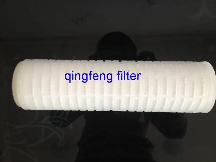 DOE, Code 7 Type 1.0 Micron Pleated 10 Inch PP Water Filter Cartridge for HPLC