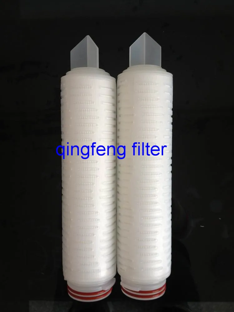 Nylon66 Membrane Nylon/Pes/PTFE/ PP/Pvdfpleated Filter Cartridge with 0.4 Micron for Beer Factory