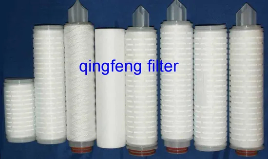 0.2 Micron PP/PVDF/Pes/Nylon Pleated Filter Cartridge for Water Filtration