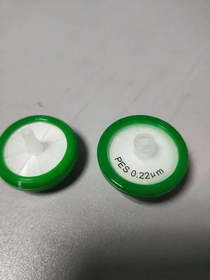 Factory Manufacture Pes 0.22um 25mm syringe Filter for HPLC