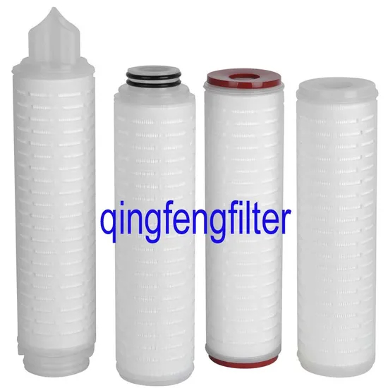 0.22/0.45 Micron Pes Pleated Filter Cartridge for Food Beverage Filtration