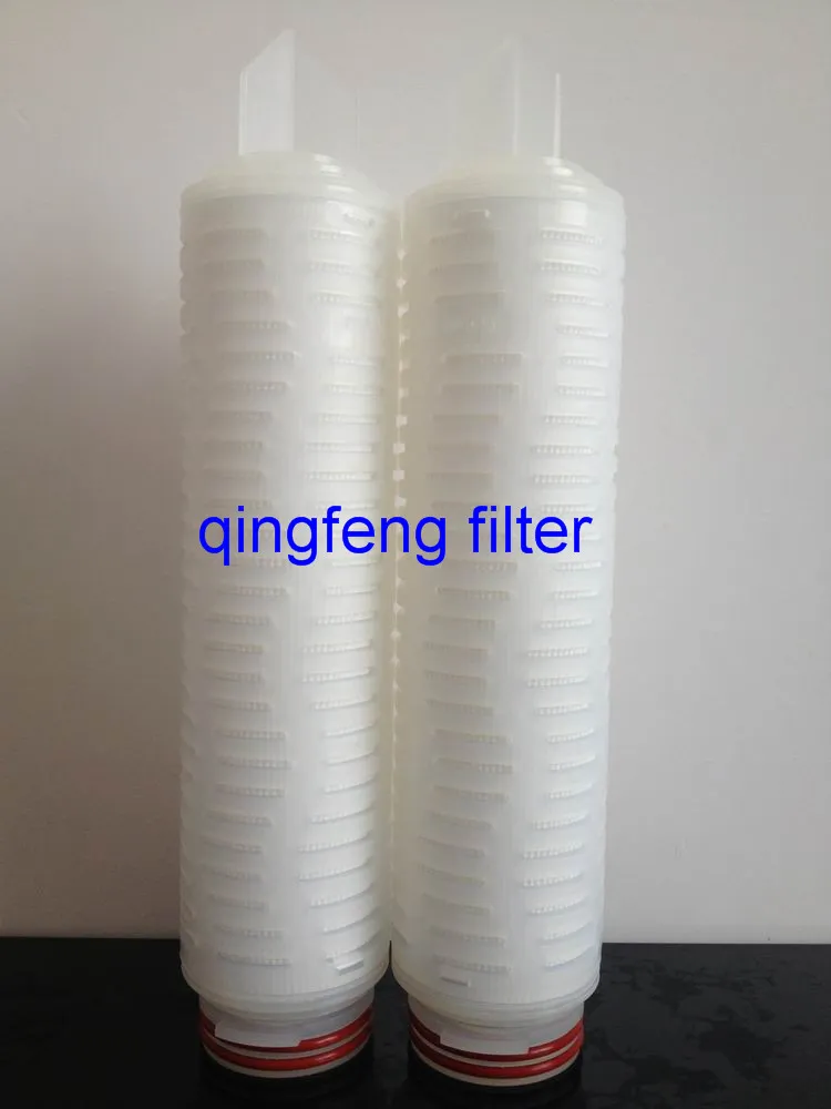 10&prime;&prime; 20&prime;&prime; PP Pleated Filter Cartridge 0.2um 0.45um with DOE &amp; Code 7 Connection