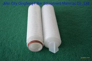 Water Treatment PP Pes PTFE Pleated Filter Cartridge for Food and Beverage