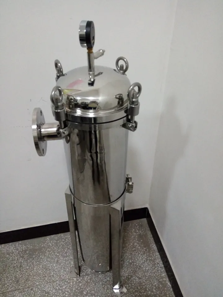 Food Pharmaceutical GMP Grade Stainless Steel Sanitary Bag Filter Housing