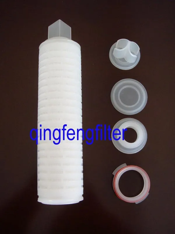 10 Inch PVDF Filter Cartridge for High Corrosive Liquid Filtration and Electronics Industry