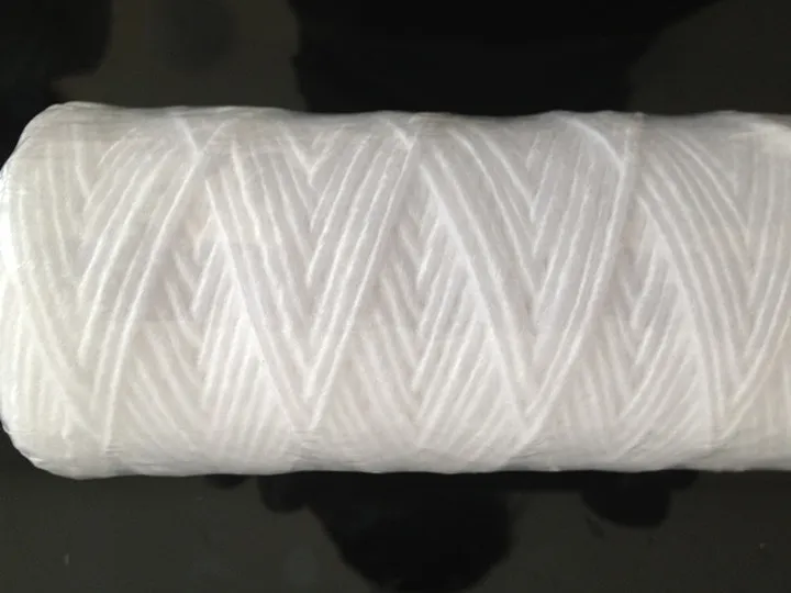 Large Flow Rate PP Water Filter String Wound 5 Micron Filter Cartridge for Water Treatment