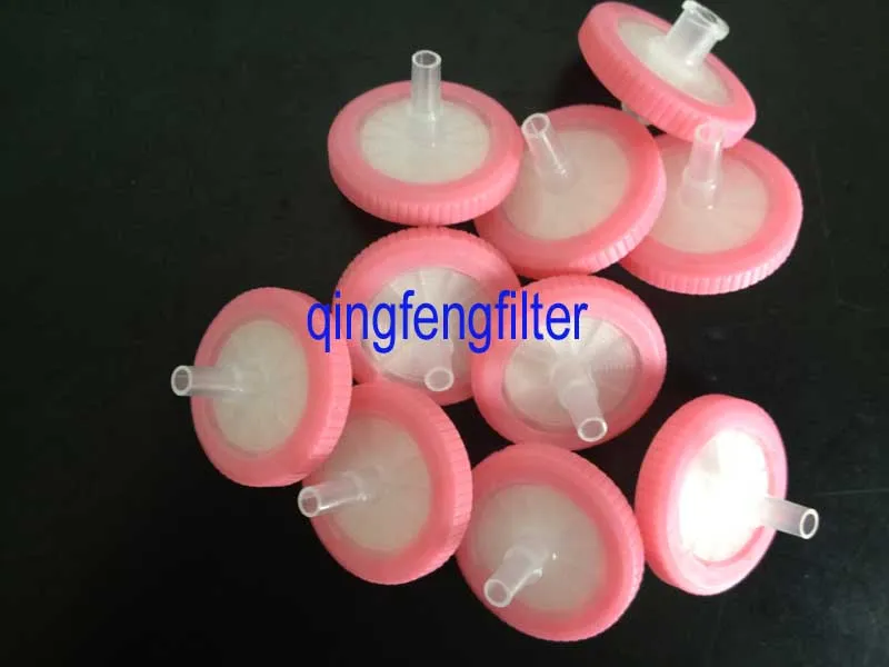 PVDF/PTFE/Pes/Nylon/PP Disposable Syringe Filter with Luer-Lock for Lab Filtration