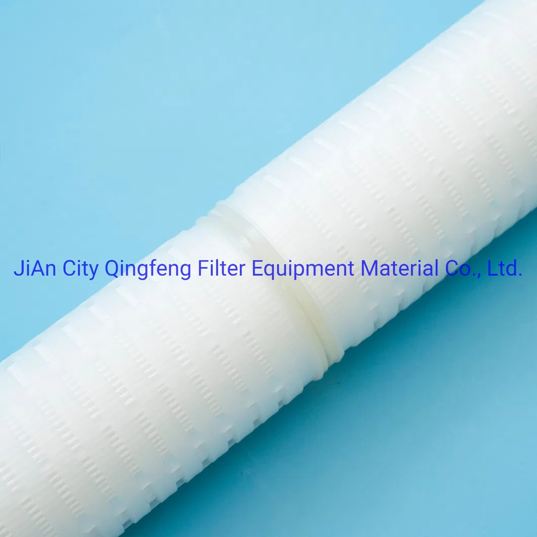 68mm Outer Diameter Industrial PP/Pes/PVDF/PTFE Pleated Cartridge Filter for Water Pool Filter Cartridge